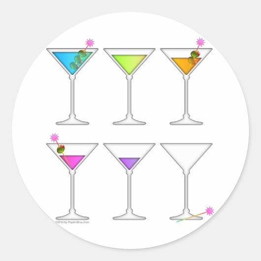 Stickers - Martini's gaan, gaan, WEG (Voorkant)