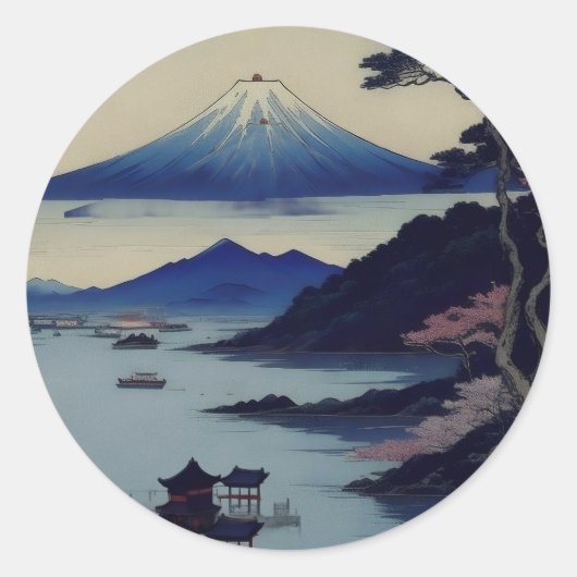 Stickers - Meer, Den en Berg - Japan (Voorkant)