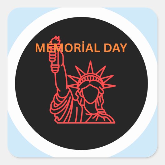 Stickers mémorial day  (Voorkant)
