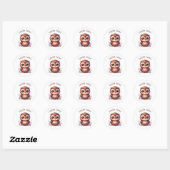 Stickers met aangepaste naam (Vel)