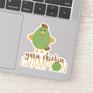 Stickers met aangepaste snede voor groene kippen