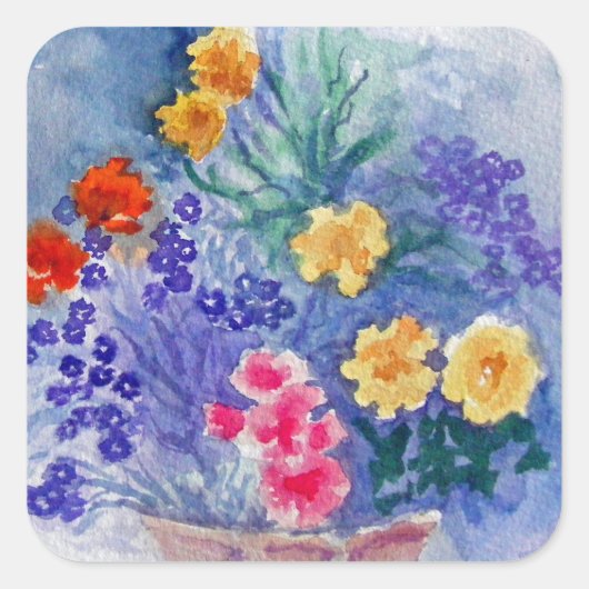 STICKERS MET BLOEMEN (Voorkant)