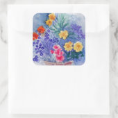 STICKERS MET BLOEMEN (Tas)