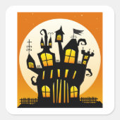 Stickers met blote woningen en maan (Voorkant)