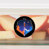 Stickers met copsub en Spica Mission Patch (Aangebracht)