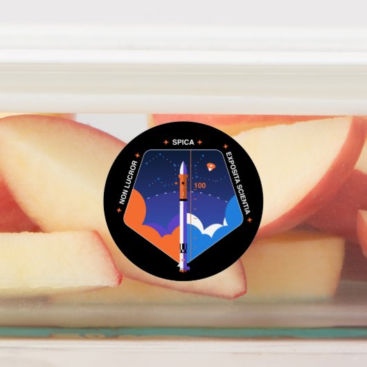 Stickers met copsub en Spica Mission Patch (Aangebracht)