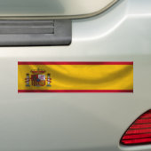 Stickers met de vlag van Spanje (Op auto)