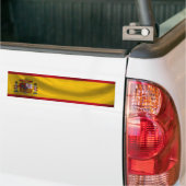 Stickers met de vlag van Spanje (Op Truck)