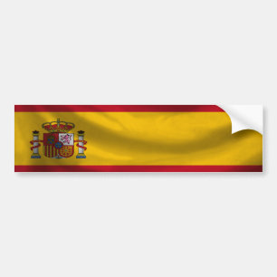 Stickers met de vlag van Spanje