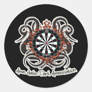 Stickers met drukke ronde - Gepersonaliseerd