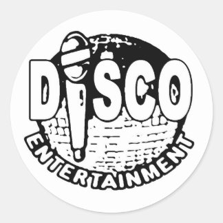 Stickers met drukke ronde - Gepersonaliseerd