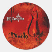 Stickers met drukke ronde - Gepersonaliseerd (Voorkant)