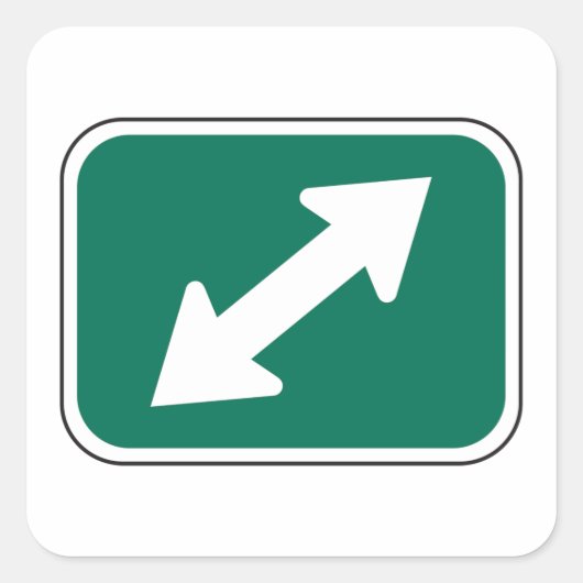 Stickers met dubbele richtingpijlen (Voorkant)