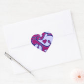 Stickers met een flinke harten (Envelop)
