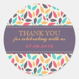 Stickers met een lappend lantaarnpatroon