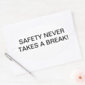 STICKERS MET EEN VEILIGHEIDSSLOGAN. (Envelop)