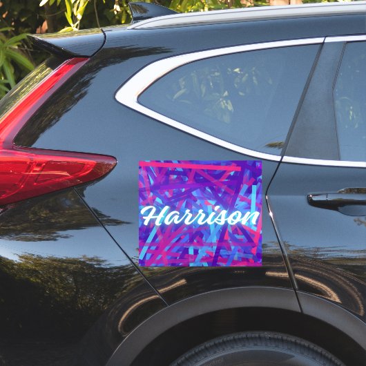 Stickers met eigen naam – Harrison – Persoonlijk e (Auto Zijkant)
