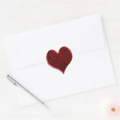 Stickers met gekleurd hart (Envelop)