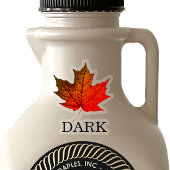 Stickers met gekleurde lederen mantel