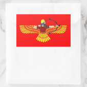 Stickers met gevleugelde schijf (Tas)