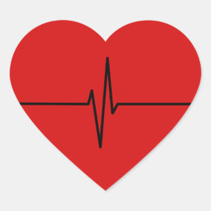 Stickers met hartslag
