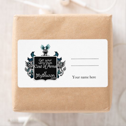 Stickers met je eigen wapenschild (Insitu)