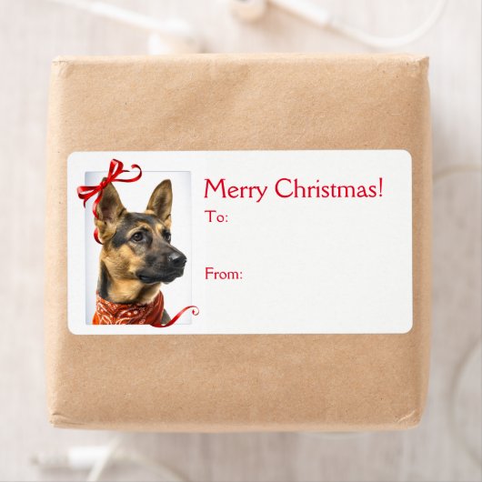 Stickers met kerstcadeaus van herder (Insitu)