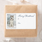 Stickers met kerstcadeaus voor gerechten (Insitu)