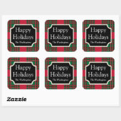 Stickers met kerstcadeautjes voor groene feestdage (Vel)