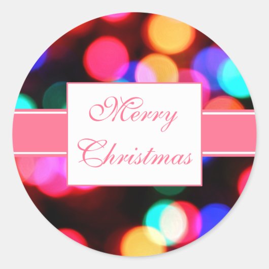 Stickers met kerstlampjes (Voorkant)