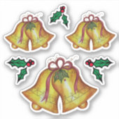 Stickers met kersttanden (Voorkant)