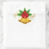 Stickers met kersttanden (Tas)