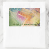  stickers met kleurrijke textuur (Tas)