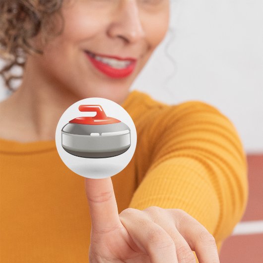 Stickers met krulstone