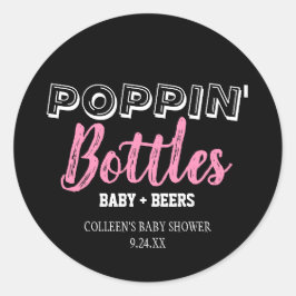 Stickers met maaltijd Baby shower