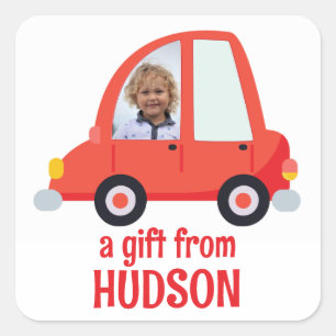 Stickers met persoonlijke fotokaarten