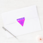 Stickers met Pride-driehoek (Envelop)