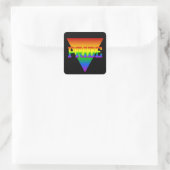 Stickers met Pride-driehoek (Tas)