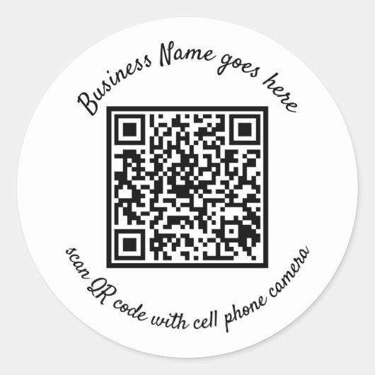 Stickers met QR-code (Voorkant)