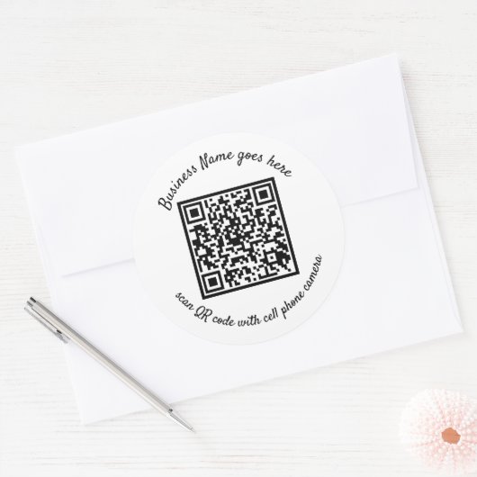 Stickers met QR-code (Envelop)