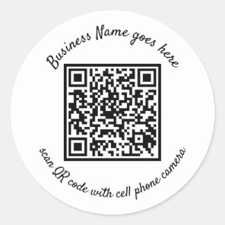 Stickers met QR-code