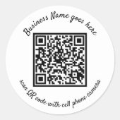 Stickers met QR-code (Voorkant)