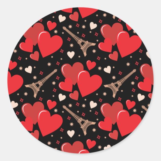 Stickers met rode harten (Voorkant)