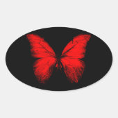 Stickers met rode vlinder (Voorkant)