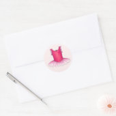 Stickers met roze ballet dansend Ballerina Tutu (Envelop)