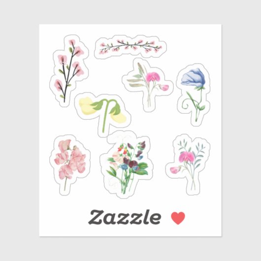 Stickers met snoepgoed (Vel)