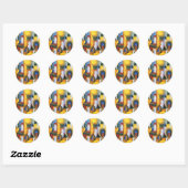 Stickers met stadslichten (Vel)