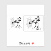 Stickers met Steamboat Willie ontwerp (Vel)