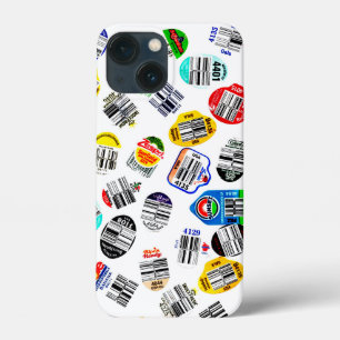 Stickers met streepjescode produceren Case-Mate iPhone case