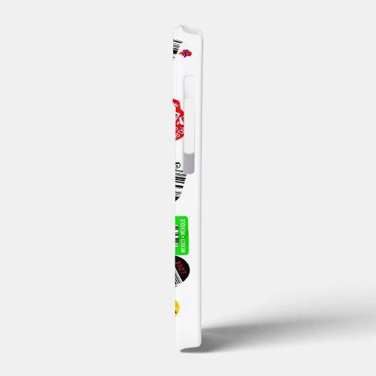 Stickers met streepjescode produceren Case-Mate iPhone case (Achterkant / Links)